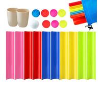 Kit d'Activités Team Building, Set Portable ludique avec Sac de Rangement, Jeux pour fêtes, pour Entreprise Bureau Fête Extérieur Sport École Camp