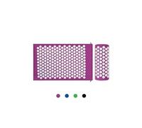Leogreen - Kit d'Acupression avec Tapis et Coussin, Matelas de Relaxation, Violet, avec sac et coussin, Standards/Certifications: ROHS Violet G