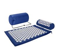 Kit d'acupression - Tapis d'acupression - Coussin de massage point d'acupuncture - Soulage les douleurs cervicales et dorsales - Relaxation musculaire et soulagement du stress - Soulagement de la