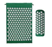 Kit d'acupression - Tapis d'Acupression et Oreiller - Massage/Coussin Massage Soulage douleurs Dos et Cou Relaxation Musculaire