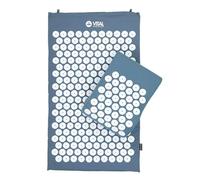 Kit d'acupression VITAL bleu, tapis 74 x 44 cm + coussin 33 x 28 cm + sac de transport en nylon. Housse 100% coton et fleurs en plastique dur hypoallergénique ABS