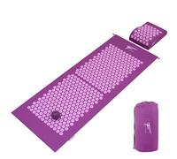 Kit d'acupression XL FITEM, Fushia | Tapis d'Acupression, Coussin, Boule de Massage, Soulage douleurs Dos et Cou, Sciatique