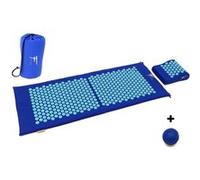 Kit d'acupression XL Fitem - Tapis d'Acupression + Coussin + Boule de Massage - Soulage douleurs Dos et Cou G