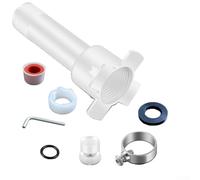 Kit d'adaptateur 4 en 1 pour bec de baignoire standard avec réducteur fileté et construction étanche