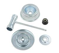 Kit d'adaptateur de lame pour rondelle de butée, plaque de guidage, écrou, clé en T, kit d'entretien pour tondeuse à gazon compatible avec FS120 FS130 200 250