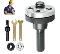 Kit d'adaptateur de meuleuse d'angle convertible avec bielle pour perceuse électrique, jeu de bielles réglables de 6 mm/10 mm pour perceuse électrique et meuleuse d'angle (6mm)