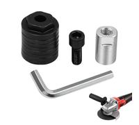Kit d'adaptateur de meuleuse d'angle, ensemble de tête de conversion de moulin d'angle, adaptateur d'outils de tête de conversion en acier au carbone, pièces de rechange, accessoires de