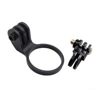 Kit d'adaptateur de montage de caméra de vélo pour caméra de sport Hero 1 en alliage d'aluminium Position stable avec boulons à clé Installation sécurisée pour tige de casque de 28,6 mm