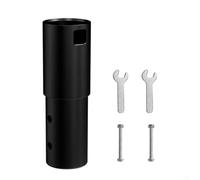 Kit d'adaptateur de montage sur poteau avec construction en alliage d'aluminium pour antennes satellites V2, compatible avec les tuyaux ronds et diverses options d'installation