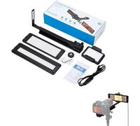 Kit d'adaptateur de numérisation pour film numérique négatif 35 mm 120 mm avec rail coulissant réglable avec rétroéclairage LED Arca trépied