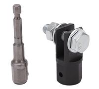 Kit d'adaptateur de perceuse à ciseaux, adaptateur de douille de cric à ciseaux et stable pour les extrémités en forme de U Pièces automobiles et motos