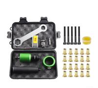 Kit d'adaptateur de rivet électrique en alliage d'aluminium pour M3-M8, convertit la perceuse en riveteuse avec mandrins et écrous (8)