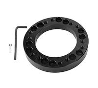 Kit d'Adaptateur de Volant Universel 12,5mm, Alliage d'Aluminium,Spacer pour Moyeu de Volant, Position de Conduite Ergonomique, Compatible Voiture et Course, Installation Facile