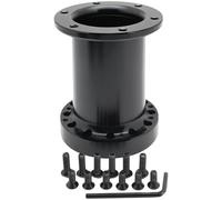 Kit d'adaptateur d'entretoise de volant, 13 mm, 51 mm, 76 mm, 101 mm, 128 mm pour la plupart des voitures et camions, noir