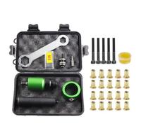 Kit d'adaptateur d'outil de rivet électrique pour M3-M8, outil de rivetage avec 5 mandrins et 20 écrous, compatible avec perceuse électrique et clé à cliquet 5