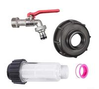 Kit d'adaptateur pour fourre-tout IBC avec construction en laiton sans plomb pour un transfert d'eau efficace et une étanchéité étanche à l'aide d'un joint et d'un ruban en silicone