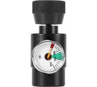 Kit d'adaptateur pour réservoir de remplissage de CO2 pour SodaStream (noir avec compteur)
