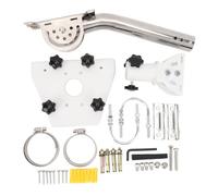 Kit d'adaptateur tellite Robuste, kit de Montage Rotatif à 360 degrés pour antenne parabolique Standard Gen 3 V3, Construction en Acier allié avec revêtement antirouille pour