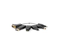 - Kit d'adaptateur vidéo / audio - noir - support 4K, Canal de retour audio (ARC) (pack de 6)
