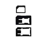 Pack adaptateurs pour Micro et Nano Sim Noir Bigben