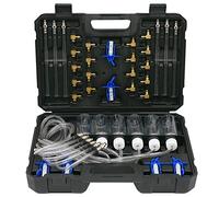 Kit d'adaptateurs de débitmètre pour injecteurs diesel à 6 cylindres Common Rail - Testeur de fuite de rail ordinaire - Ensemble de pression de carburant (24 pièces)