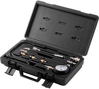 Kit d'adaptateurs pour testeur de compression SucceBuy 9 pi?ces, test d'?tanch?it ? des cylindres de moteur de voiture, manom?tre ? double ?chelle 0šC300 psi, tube long avec sac de transport pour cyli