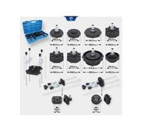 Kit d'adaptateurs universels pour purge de freins, 20 pièces BRILLIANT TOOLS