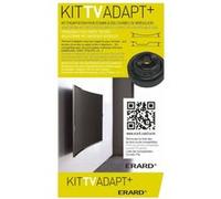 Erard Kit d'adaptation pour écrans incurvés et à dos irréguliers – Noir F