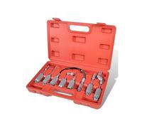 vidaXL Kit d’adapteur pour pistolet à graisse 7 pièces