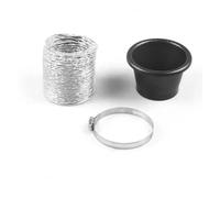 Kit D'admission D'air Universel Pour Pare-chocs Avant Turbo Pour Voiture Avec Tuyau D'admission D'air Pour Turbine Filtre À Air Tuyau D'admission(Round)