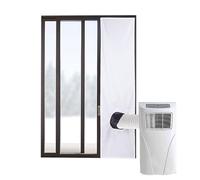 Kit d'aération de fenêtre - Tissu d'étanchéité pour fenêtre AC résistant à l'eau, bloqueur d'air | Déflecteur de climatisation coupe-vent, joint réglable pour barrière de refroidissement d'inclinaison