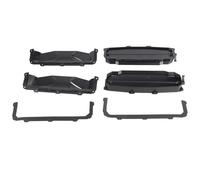 Kit d'aération de pare-brise UTV, polycarbonate à revêtement dur, persiennes réglables, joint étanche - évents de désembuage, nylon rempli de verre durable, vision claire par tous