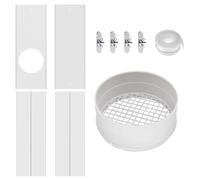 Kit d'aération de sécheuse intérieure, kit de fenêtre d'aération de sécheuse | Tuyau d'échappement en feuille d'aluminium - Pièces d'aération de sèche-linge, accessoires de sèche-linge, connecteur de