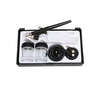 Kit d'aérographe à action unique - Outil de pulvérisation - Siphon - 0,8 mm - Spray de peinture pour le maquillage de gâteaux - Avec gobelet fluide - Action unique pour décoration de gâteaux