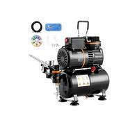 Kit d'aérographe-VEVOR-Compresseur d'air à Double Ventilateur-0,3 mm-Réservoir de Stockage d'air de 3,5 L-Art de l'ongle,Maquillage