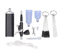Kit d'aérographe Handheld Handhed multifonctionnel mini pistolet à aérographe portable ns fil pour peinture de nail art automatique stop stop fonction 30psi pression construite en