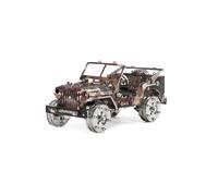 Kit d'affichage de puzzle 3D en métal - Véhicule de transport mécanique 3D Steampunk - Cadeau créatif pour les fans militaires (100 pièces + )