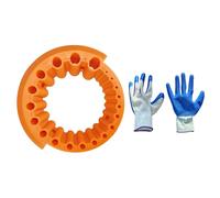 Kit d'affûtage de forets avec gants pour un affûtage efficace du foret et une plus longue durée de vie de l'outil. Accessoires faciles à utiliser pour le travail du bois et le travail des métaux