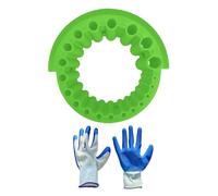 Kit d'affûtage de forets avec gants pour un affûtage efficace du foret et une plus longue durée de vie de l'outil. Accessoires faciles à utiliser pour le travail du bois et le travail des métaux