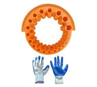 Kit d'affûtage de forets haute performance comprenant des gants adaptés à différentes tailles, parfaits pour les débutants, les perceuses, le meulage et le polissage