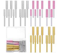 Kit d'affûtage de tronçonneuse électrique 45 pièces en titane pour l'entretien de la chaîne de tronçonneuse - 3 tailles 5/32 3/16 7/32 pouces accessoire outil rotatif