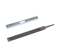 Kit d'affûtage de tronçonneuse, Lime Plate en Acier de qualité Professionnelle et Ensemble d'outils de jauge de Profondeur pour Les Travailleurs de l' forestière, affûteur de