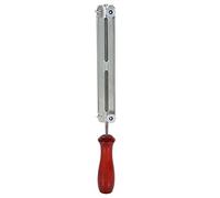 Kit d'affûtage pour chaîne de tronçonneuse 4 mm, 4,8 mm, 5,5 mm, convient à la plupart des chaînes (poignée en bois + support + lime/4,8 mm)