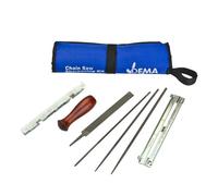 Kit d'affûtage pour chaîne de tronçonneuse 7 pièces Guide-lime manuel D25084