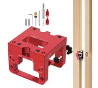 Kit d'aide au montage de serrure de porte - Outil de montage robuste | Kit de pochoirs de serrure de porte avec aide à la voie pour les projets de bricolage, les projets d'artisanat, la rénovation