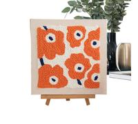 Kit d'aiguilles à broder - Kit de broderie - Pour débutants, décoration de tapis - Kit complet d'outils de broderie pour tapis - Pour débutants, femmes et adultes