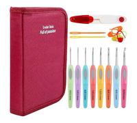 Kit D'aiguilles À Tricoter - Matériel Pour Le Tricot Et Le Fil, Collection Pour Travaux Manuels, Coffret De Points, Idéal Pour Les Voyages Entre Collègues, La Décoration Intérieure, La Confection De C