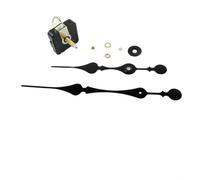 Kit d'aiguilles d'horloge en métal avec grand mécanisme de mouvement d'horloge murale à couple long pour réparation d'horloge ou assemblage à faire soi-même, convient aux panneaux de près de 20 mm