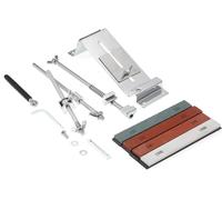 Kit d'aiguisage pour couteaux à angle fixe en acier inoxydable 4 pierres d'aiguisage professionnelles