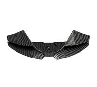 Kit d'aileron avant ABS noir avec style aileron pour voitures 2024 et 2025 - Impression par transfert à l'eau - Pièce aérodynamique (fibre de carbone)